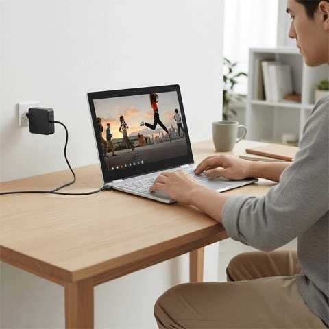 Adaptateur USB-C ChargePro type C démonstration