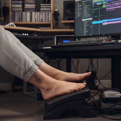 Bureau repose pieds | Ergonomique - Paralma Media
