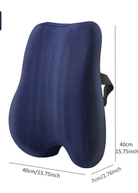 Coussin lombaire ergonomique Posture+ modĂšle bleu