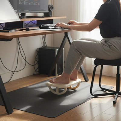 Repose pieds bureau | ErgoConfort - Paralma Media