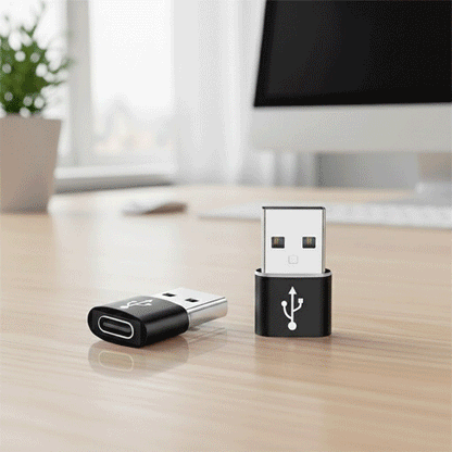 adaptateur usb c UltraConnect TypeC femelle vers USB2.0 mâle modèle démonstration