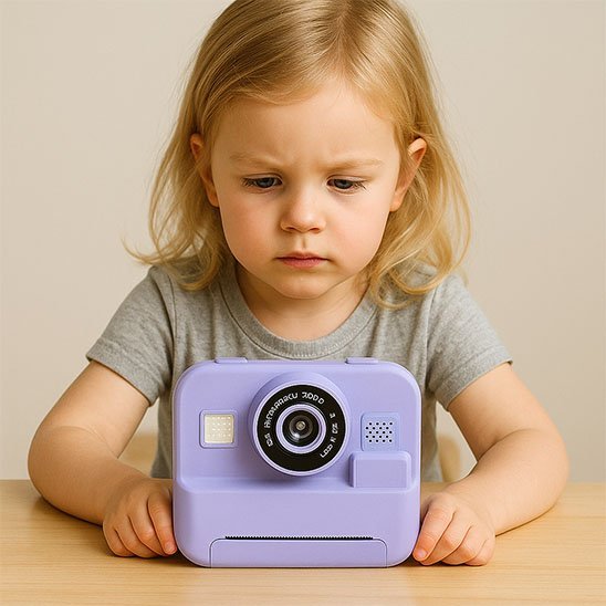 Appareil photo enfant avec carte petite fille