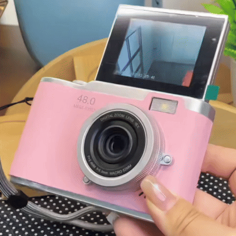 Appareil photo enfant compact rose