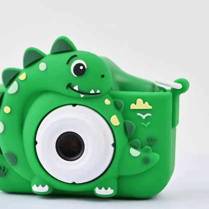 Appareil photo enfant dinosaure vert