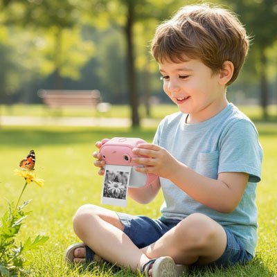 Appareil photo enfant instantané garçon