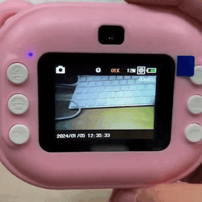 Appareil photo enfant instantané rose