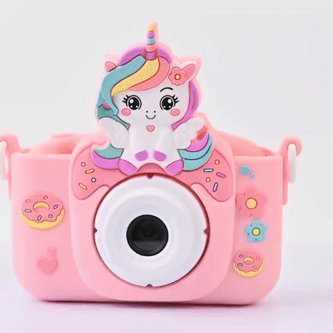 Appareil photo enfant licorne démonstration 