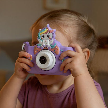 Appareil photo enfant licorne fillette violet
