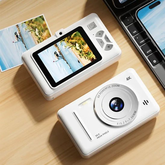 Appareil photo enfant numérique deux faces