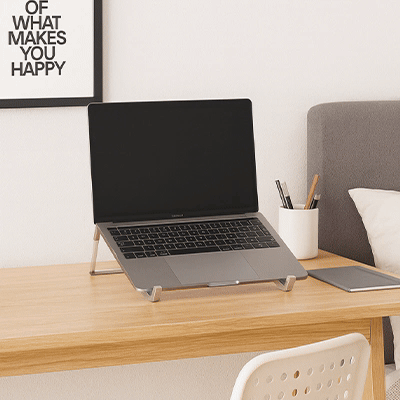 Support ordinateur portable pliable démonstration