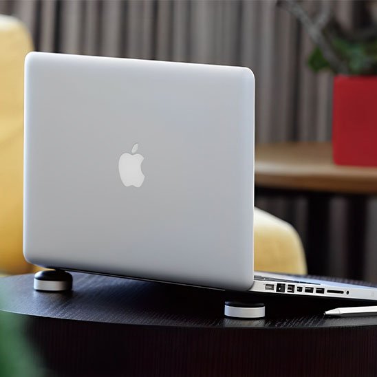 Support ordinateur portable rond apple