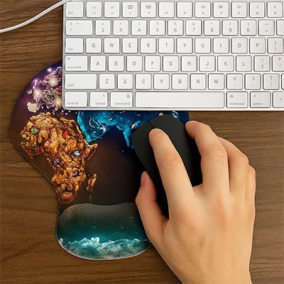 Tapis de souris colorés modèle multicolore