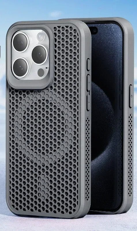 coque iphone 12-11 à 17 ThermoShield Magnétique gris