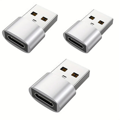adaptateur usb c CompactPro Type C femelle vers USB mâle modèle 3 pièces
