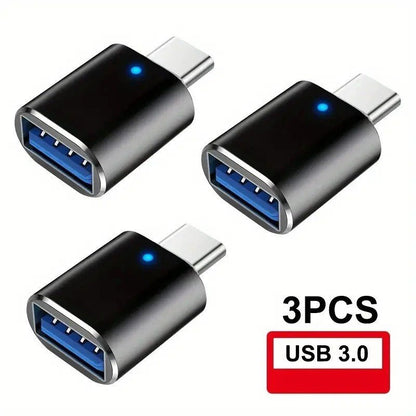 adaptateur usb c FastConnect Type C mâle vers USB 3.0 femelle modèle 3 pièces