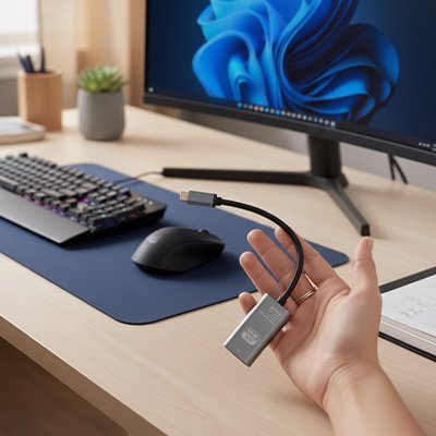 Adaptateur USB - C | MultiConnect Type C mâle vers HDMI 4K/8K femelle - Paralma Media