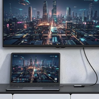 Adaptateur USB - C | MultiConnect Type C mâle vers HDMI 4K/8K femelle - Paralma Media