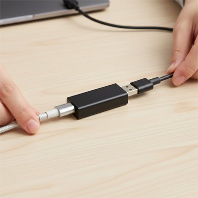 Adaptateur US- C Polyvalent Type C femelle vers USB A femelle double bronchement 