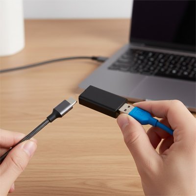 Adaptateur US- C Polyvalent Type C femelle vers USB A femelle simple bonchement