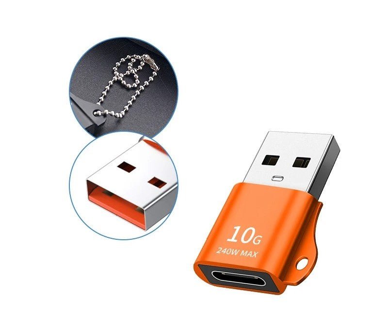 adaptateur usb c | UltraConnect Type C femelle vers USB mâle - Paralma Media