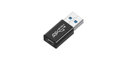adaptateur usb c UltraConnect TypeC femelle vers USB2.0 mâle modèle noir large