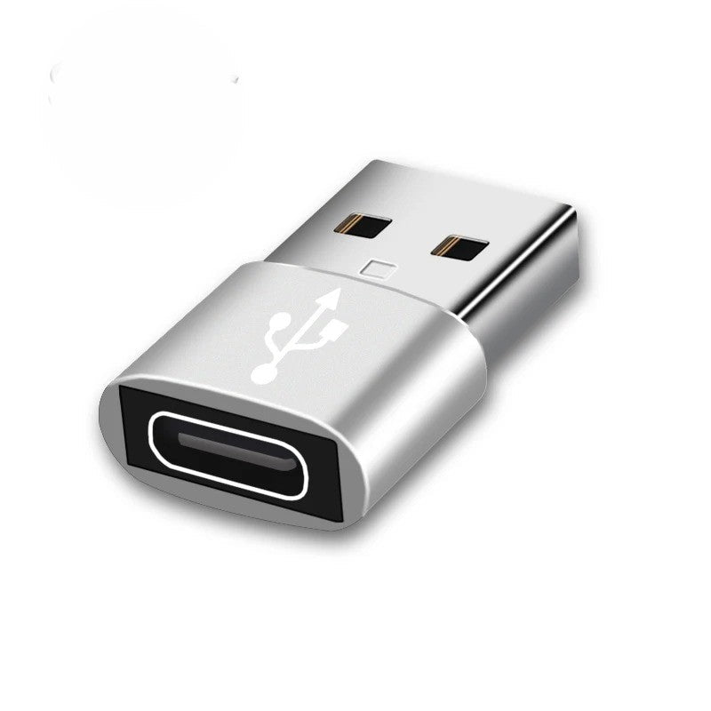 adaptateur usb c UltraConnect TypeC femelle vers USB2.0 mâle modèle gris