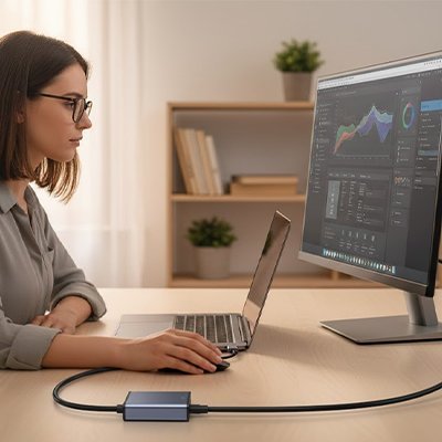 Adaptateur USB | Premium Multimédia USB mâle vers HDMI femelle - Paralma Media