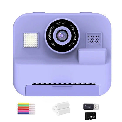 Appareil photo enfant Éducatif Robuste modèle violet avec accessoires 16gb