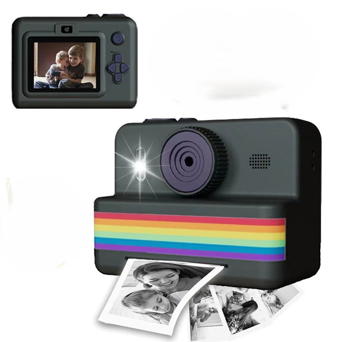 Appareil photo enfant Kidcam Robuste modèle noir