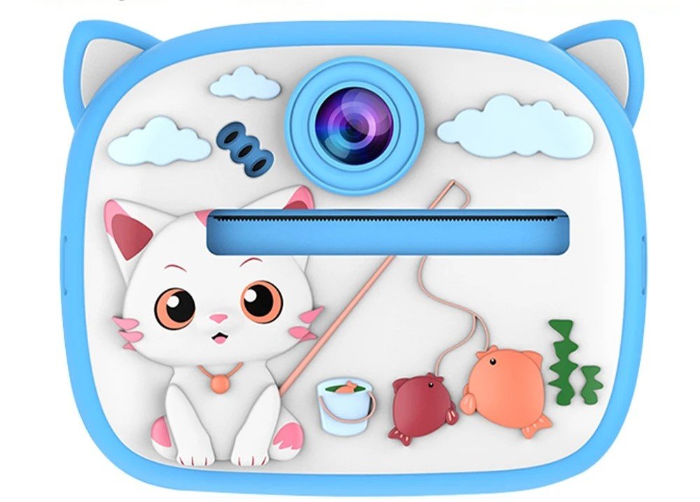 Appareil photo instantané enfant Kidsnap modèle minou bleu