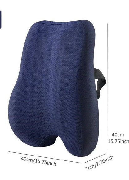 Coussin lombaire ergonomique Posture+ modèle bleu