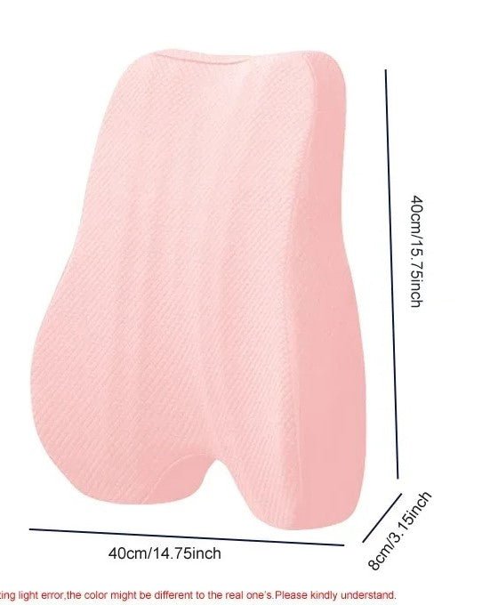Coussin lombaire ergonomique Posture+ modèle rose