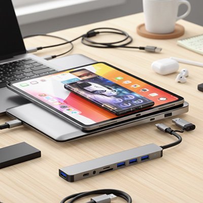 Hub USB | MultiConnect 8 en 2 - Paralma Media