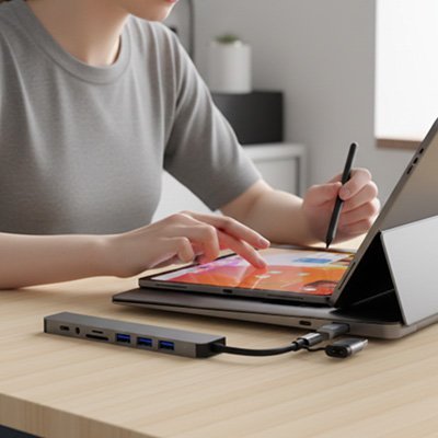 Hub USB | MultiConnect 8 en 2 - Paralma Media