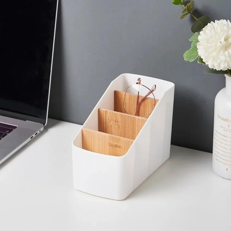 Organisateur de bureau Élégance Pro modèle blanc