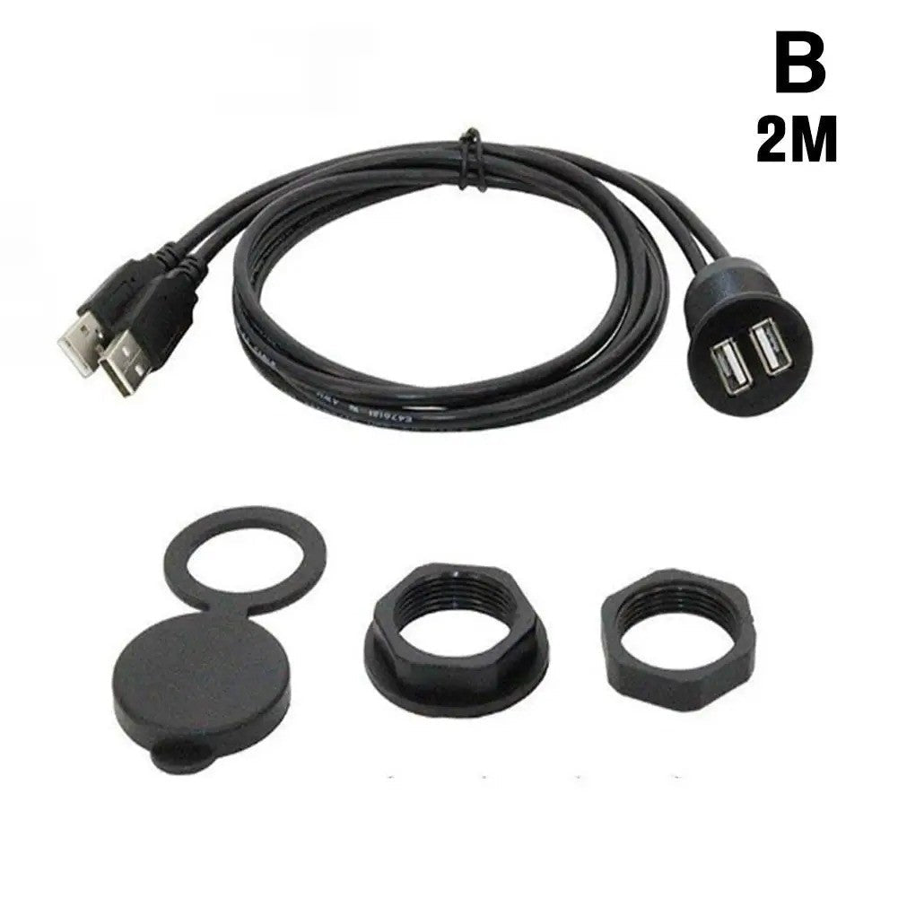 Rallonge USB | Extension Pratique Double ports USB - Paralma Media