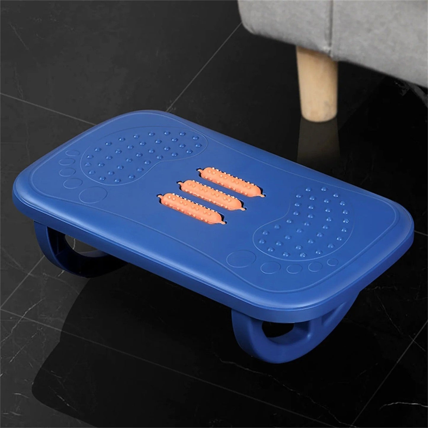 Repose pieds bureau ErgoConfort modèle bleu