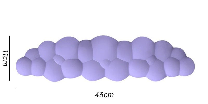 Repose Poignet Clavier ErgoComfort modèle violet avec légendes