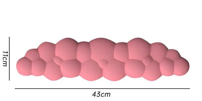 Repose Poignet Clavier ErgoComfort modèle rose avec légendes