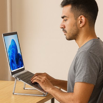 Support ordinateur portable | Ergonomic - Paralma Media